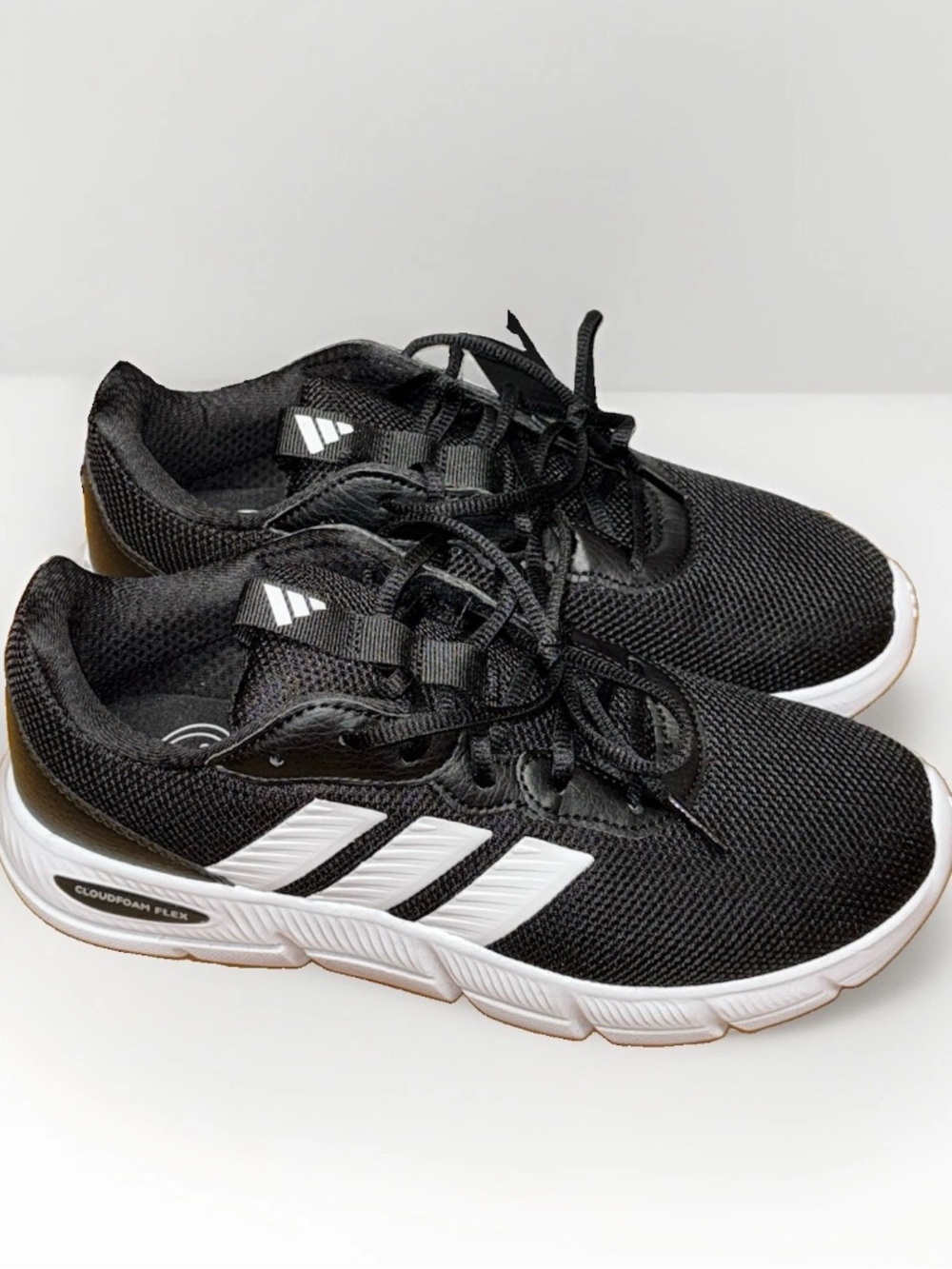 Adidas Cloudfoam Flex - Laces Black Sneaker, women’s Size 8, 1955469 - NEW